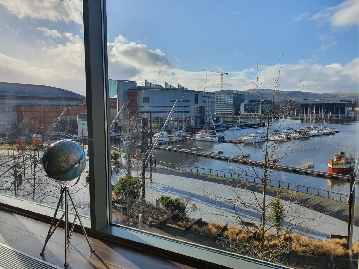 Luxury Apartment Marina Views At Titanic Quarter Belfast Exterior foto